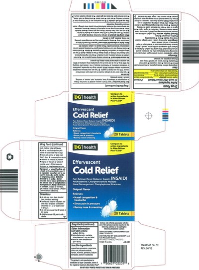 DG Health Cold 20ct - 87360 DH C2 DG Health Cold 20 APPRVL